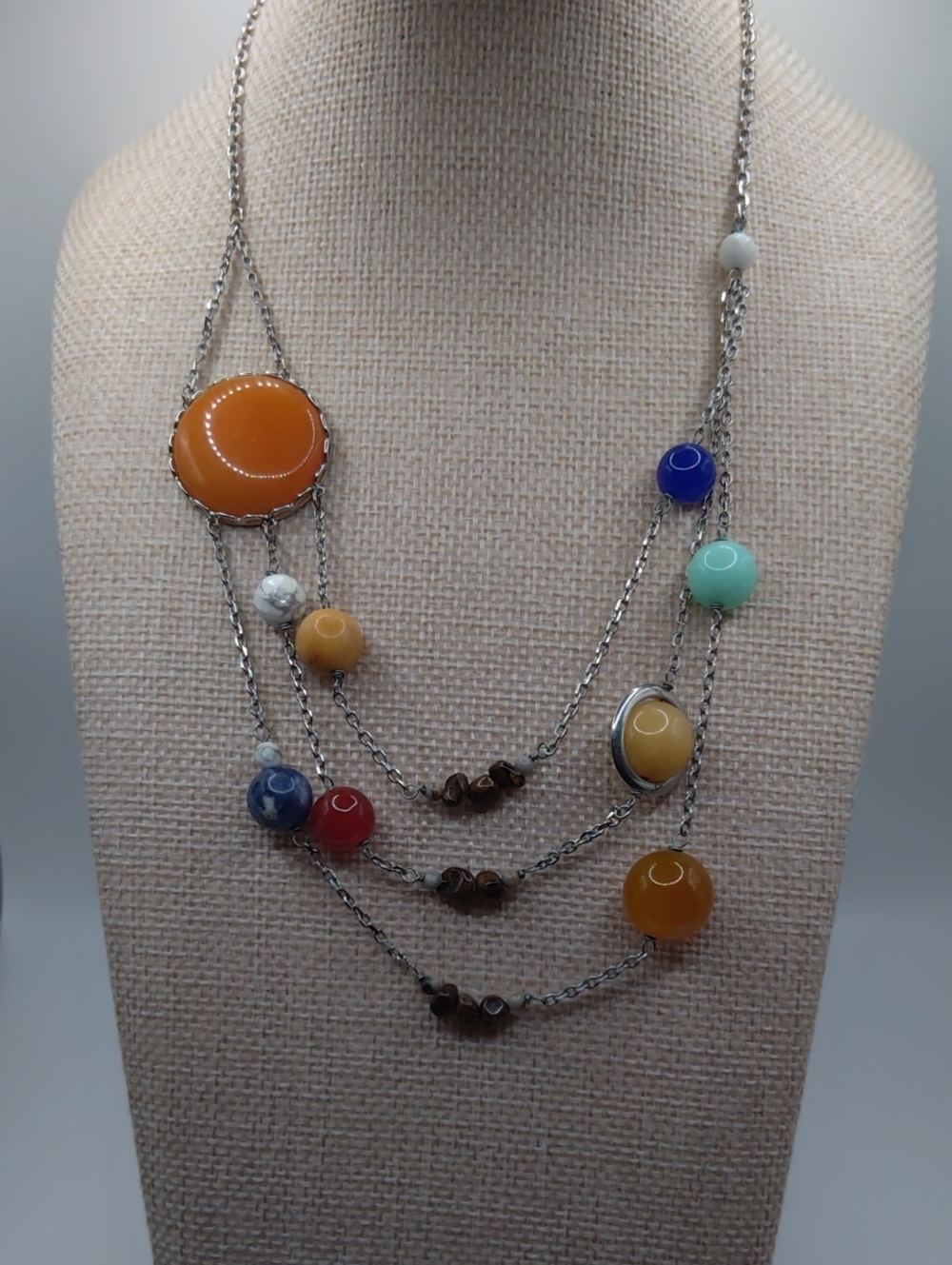 Thinkgeek Solar Orbital Necklace 2016
